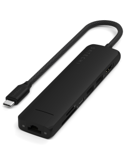 Alternative view of Satechi 7 in 1 USB-C Slim Multiport Adaptör Ethernet Siyah ST-P7SK