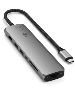 satechi 7 in 1 usb c slim multiport adaptor ethernet ST P7SM 5
