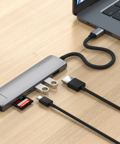satechi 7 in 1 usb c slim multiport adaptor ethernet ST P7SM 6