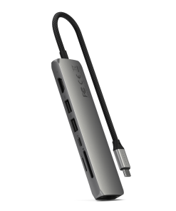 satechi 7 in 1 usb c slim multiport adaptor ethernet ST P7SM 7