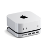 Satechi Mac Mini M4 Stand & Hub SSD Gümüş ST-GNMMES
