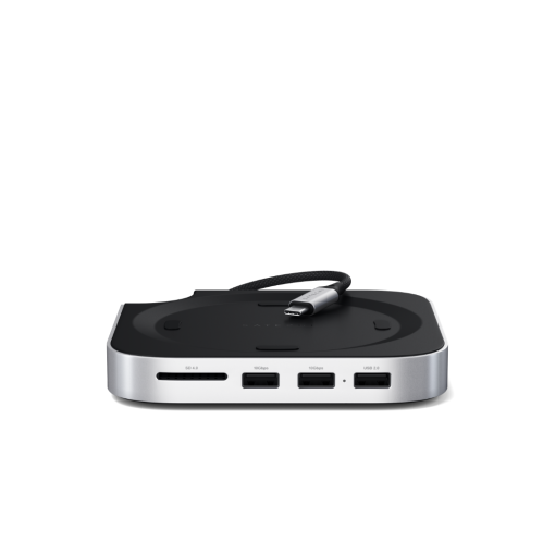 Satechi Mac Mini M4 Stand & Hub SSD Gümüş ST-GNMMES - Satechi - PT Satechi Mac Mini M4 Stand & Hub SSD Gümüş ST-GNMMES - Satechi - PT