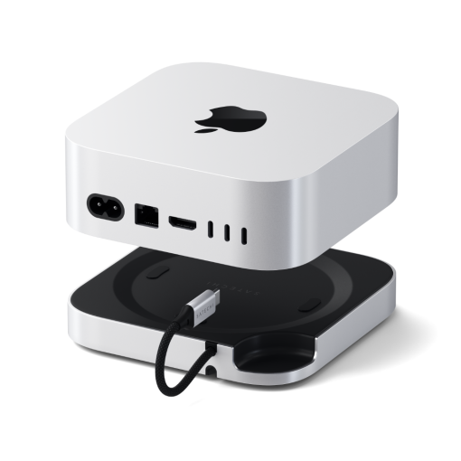 Satechi Mac Mini M4 Stand & Hub SSD Gümüş ST-GNMMES - Satechi - PT