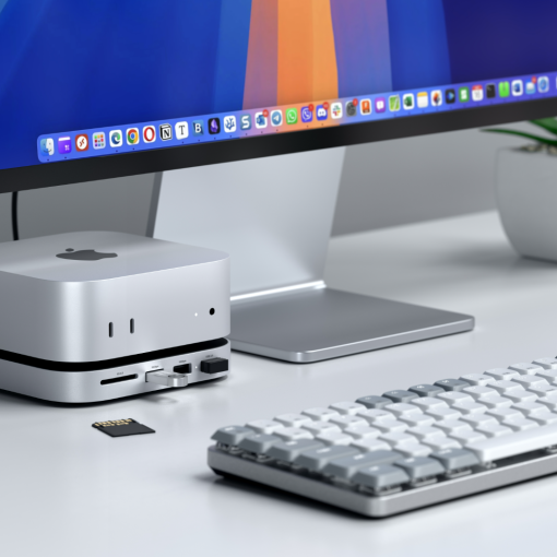 新品未開封 Mac mini M4 16GB 256GB satechiセット Satechi Mac Mini M4 Stand & Hub SSD Gümüş ST-GNMMES - Satechi - PT