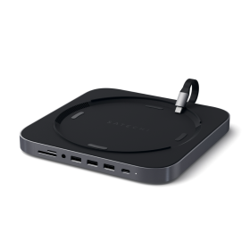 Satechi Mac Mini Stand & Hub Uzay Grisi ST-ABHFM