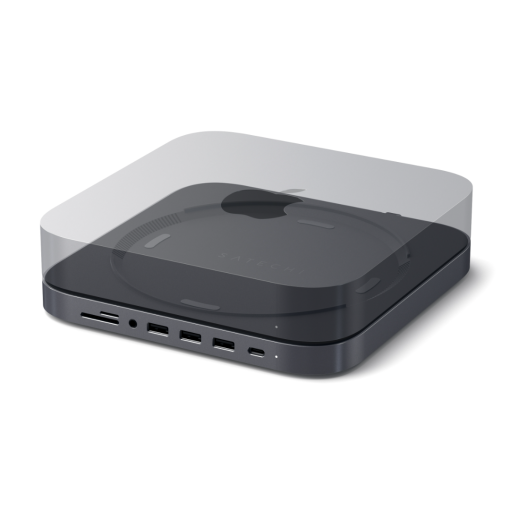 Satechi Mac Mini Stand & Hub Uzay Grisi ST-ABHFM - Satechi - PT