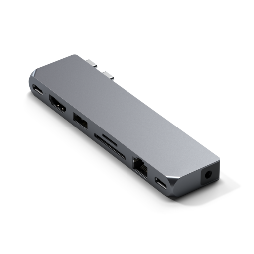 Satechi Pro Hub Adaptör Max Uzay Grisi ST-UCPHMXM Giriş Portları