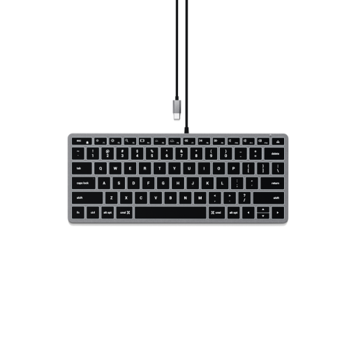 Satechi Slim W1 USB-C Kablolu Klavye EN Uzay Grisi ST-UCSW1M
