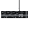 Satechi Slim W3 USB-C Kablolu Klavye EN Uzay Grisi ST-UCSW3M