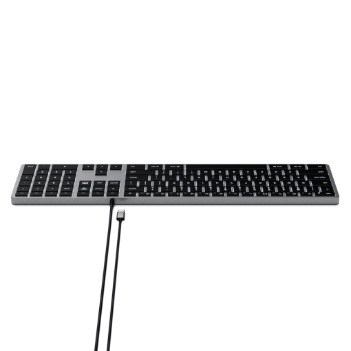 Satechi Slim W3 USB-C Klavye EN Uzay Grisi ST-UCSW3M Kablo