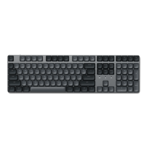Satechi SM3 Slim Mechani Backlit Bluetooth Klavye EN Siyah ST-KSM3DK-EN Üst