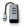 Satechi Type-C 2 in 1 USB 3.0 3 Port Hub Eth Port Uzay Grisi ST-TC2N1USB31AM