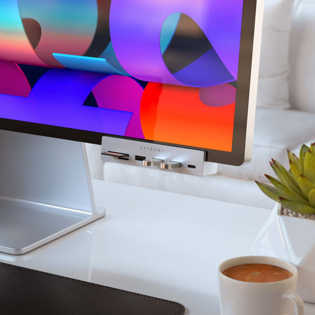 Satechi USB-C Clamp Hub for 24 inc iMac Gümüş ST-UCICHS
