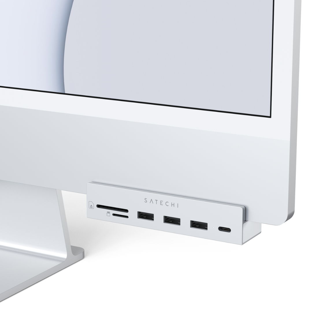 Satechi USB-C Clamp Hub for 24 inc iMac Gümüş ST-UCICHS