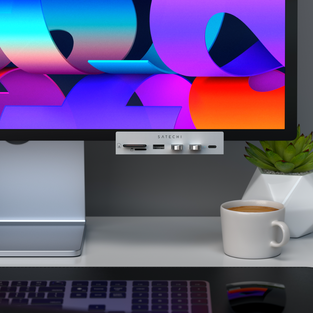 Satechi USB-C Clamp Hub for 24 inc iMac Gümüş ST-UCICHS