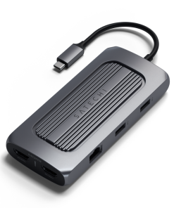 Alternative view of Satechi USB-C Multiport MX Uzay Grisi ST-UCMXAM