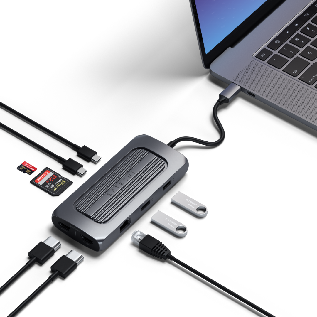 Satechi USB-C Multiport MX Uzay Grisi ST-UCMXAM