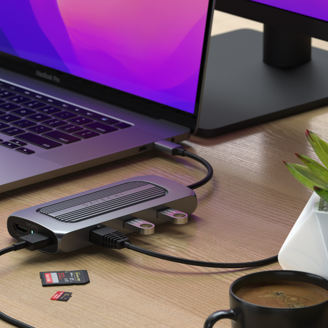 Satechi USB-C Multiport MX Uzay Grisi ST-UCMXAM