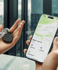 satechi vegan deri findall anahtarlik siyah ST LKCFK 10