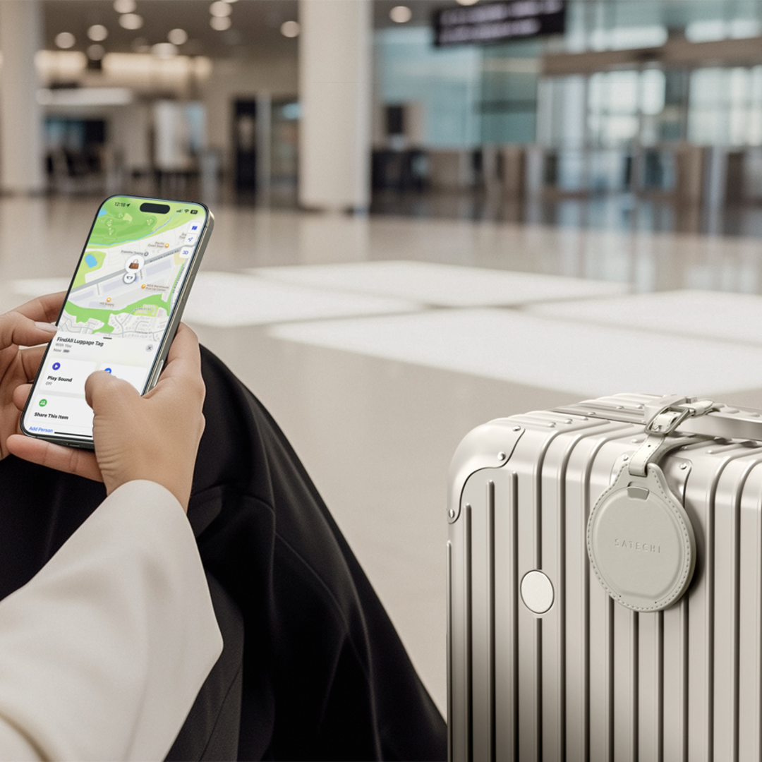 Satechi Vegan Deri FindAll Bavul Tag Kum ST-LFALTW