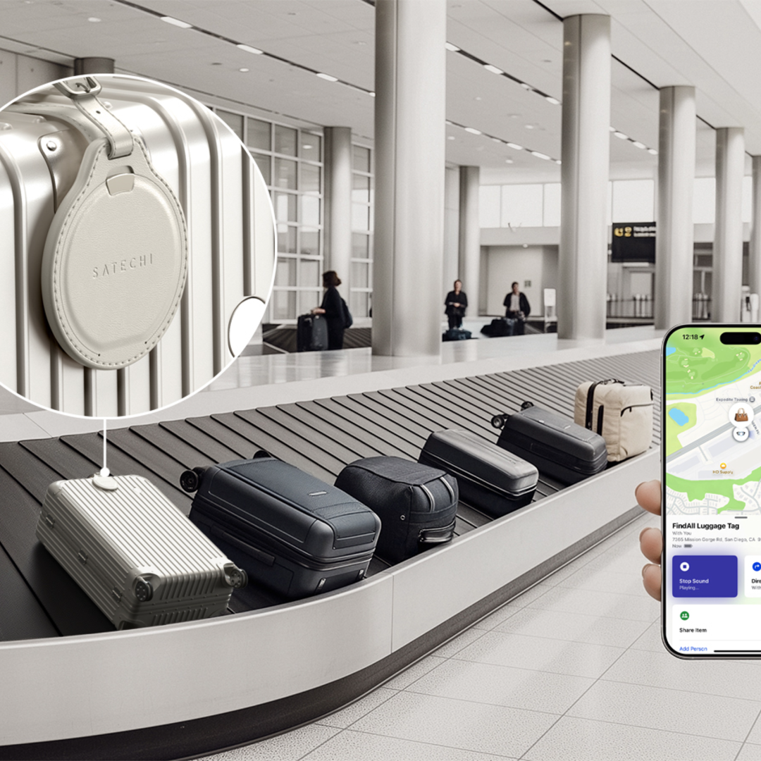 Satechi Vegan Deri FindAll Bavul Tag Kum ST-LFALTW