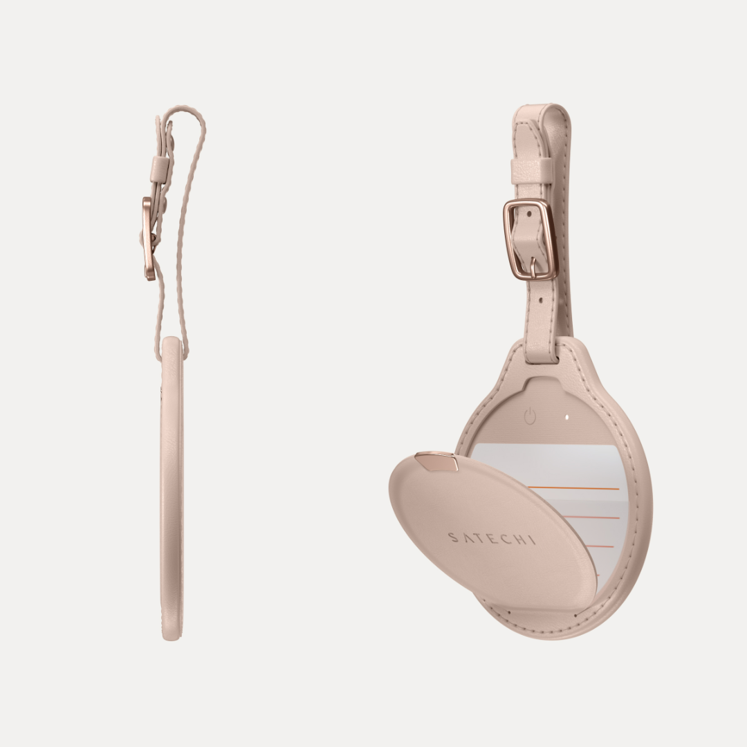 Satechi Vegan Deri FindAll Bavul Tag Rose ST-LFALTR