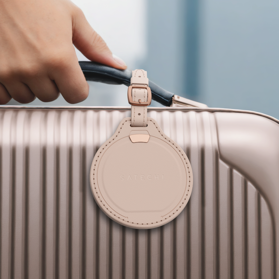 Satechi Vegan Deri FindAll Bavul Tag Rose ST-LFALTR