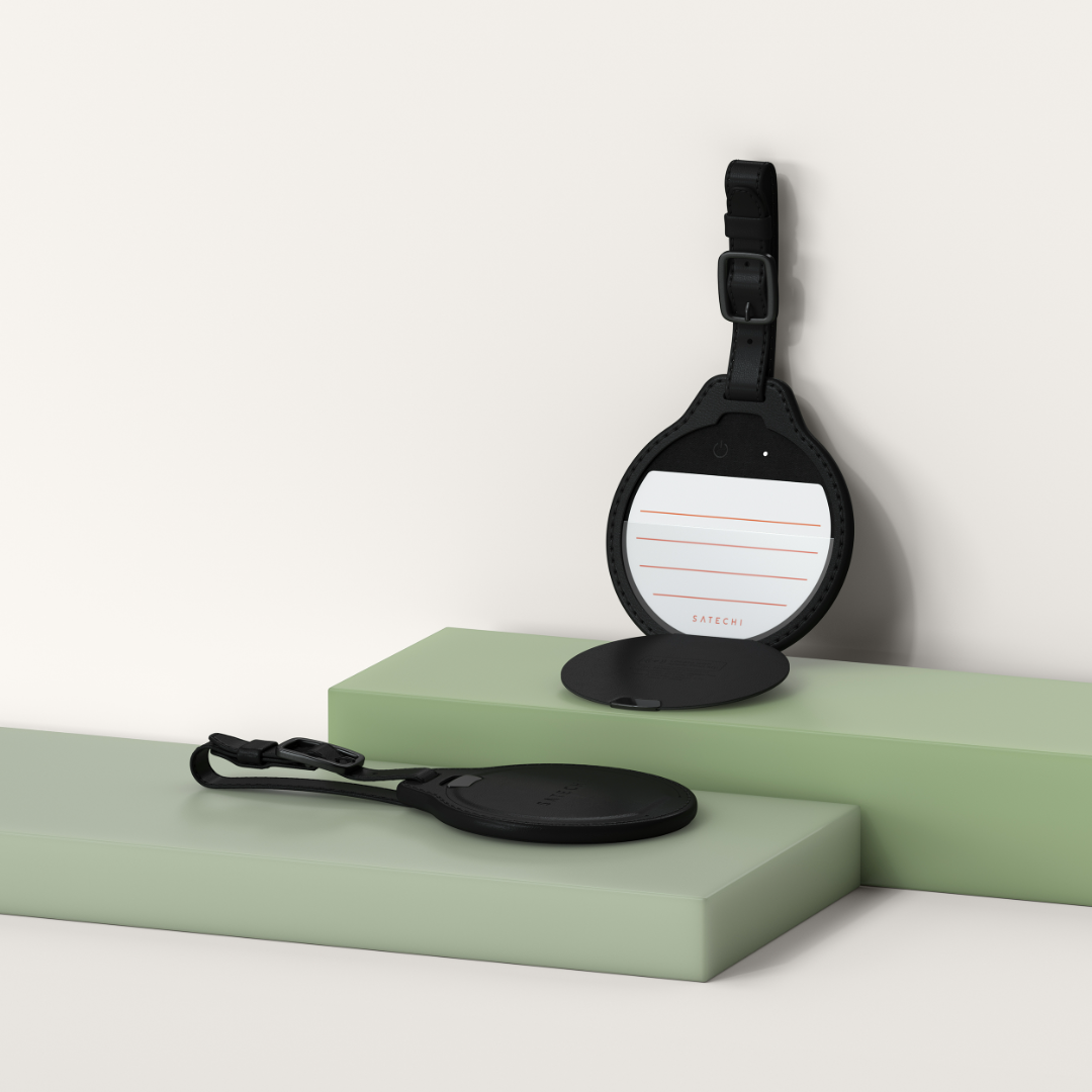 Satechi Vegan Deri FindAll Bavul Tag Siyah ST-LFALTK