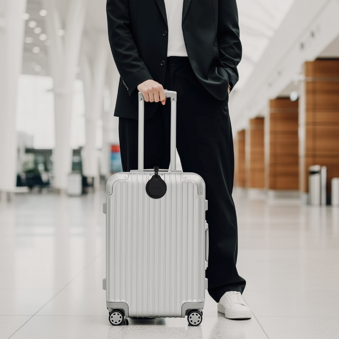 Satechi Vegan Deri FindAll Bavul Tag Siyah ST-LFALTK