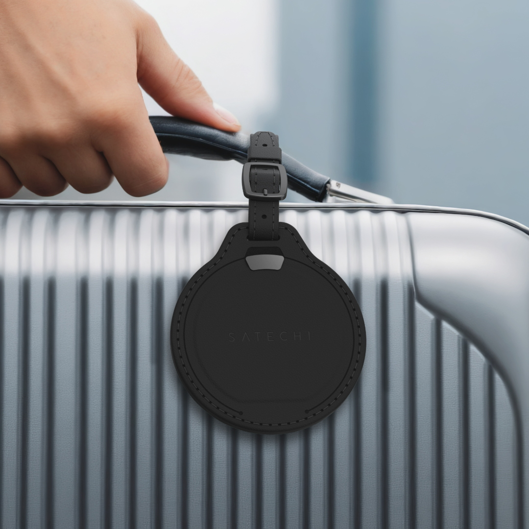 Satechi Vegan Deri FindAll Bavul Tag Siyah ST-LFALTK