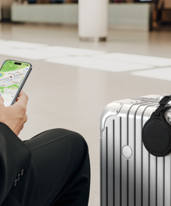 satechi vegan deri findall bavul tag siyah ST LFALTK 5