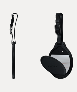 satechi vegan deri findall bavul tag siyah ST LFALTK 8