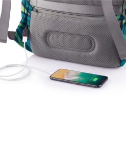 XD Design Bobby Soft 15.6 inç Uyumlu Sırt Çantası Multicolor P705.865 Şarj Girişi