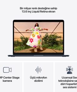 MacBook Air 13 inç M5 Gece Yarısı Özellikler