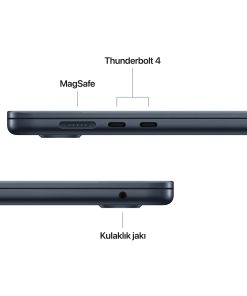 MacBook Air 15 inç M5 Gece Yarısı Bağlantılar