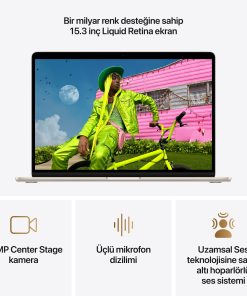 MacBook Air 15 inç M5 Yıldız Işığı Özellikler