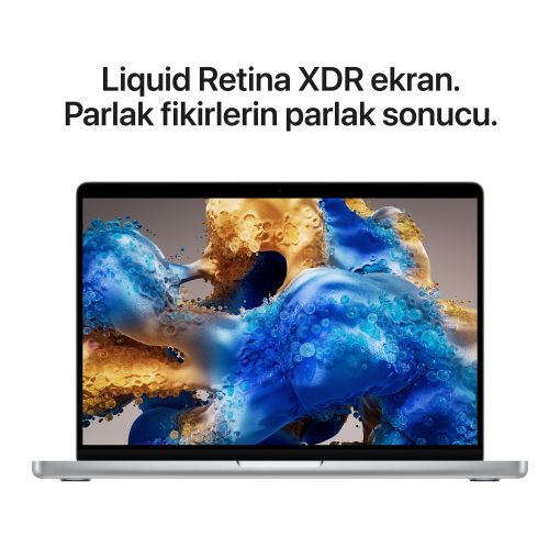 MacBook Pro 14 inc M5 Max 18CPU 32GPU 36GB 2TB Gümüş MGDQ4TU/A