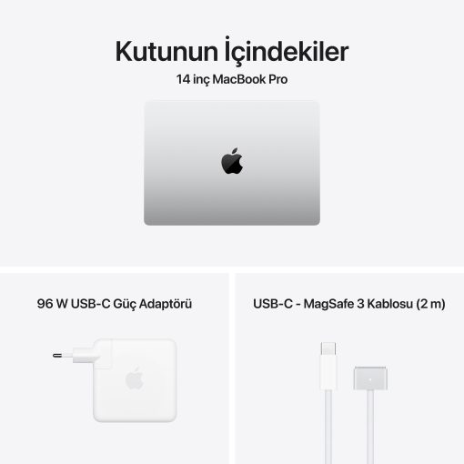 MacBook Pro 14 inc M5 Max 18CPU 32GPU 36GB 2TB Gümüş MGDQ4TU/A