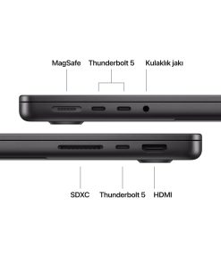 Macbook Pro 14 inç M5 Pro / Max Uzay Siyahı Bağlantı