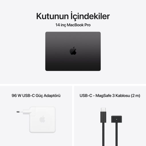 MacBook Pro 14 inc M5 Max 18CPU 40GPU 128GB 2TB Uzay Siyahı