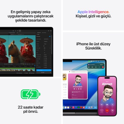 MacBook Pro 14 inc M5 Pro 18CPU 20GPU 24GB 1TB Uzay Siyahı