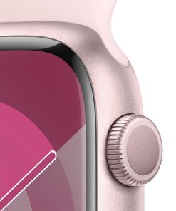 Apple Watch S9 45mm Pink Alüminyum Light Alüminyum Light Pink MR9G3TU/A Tuşlar