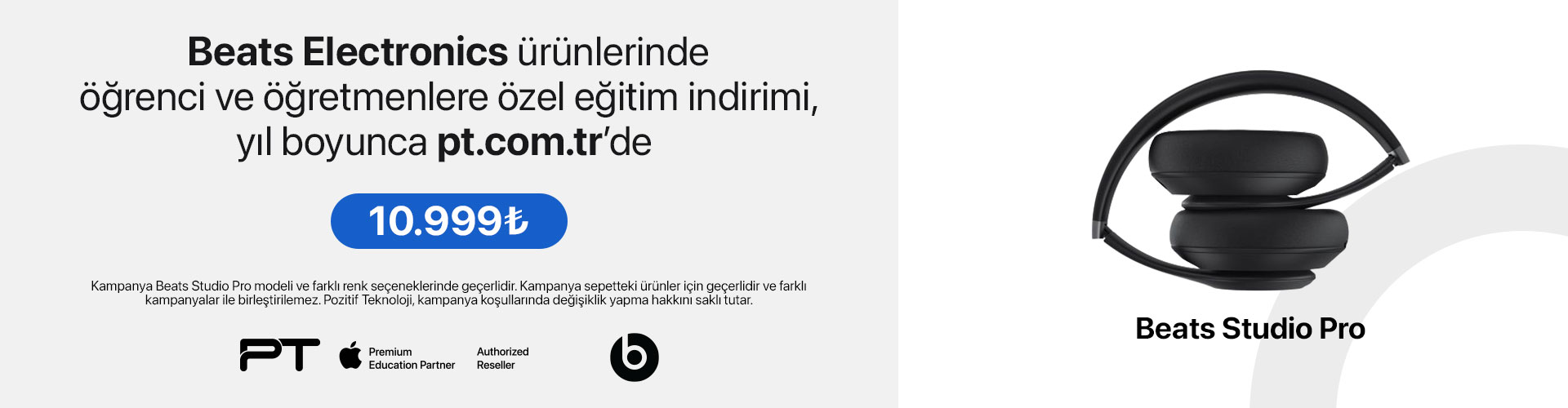 Beats Studio Pro Masaüstü Anabanner