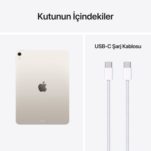 iPad Air 11 inç Wi-Fi 128GB Yıldız Işığı MH334TU/A - Apple - PT