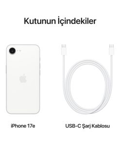 iPhone 17e Beyaz Kutu İçeriği