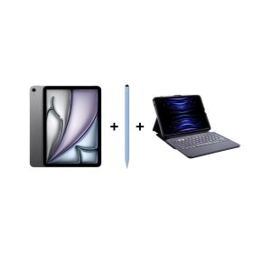 iPad Eğitim Seti 20 – iPad Air 11 128GB Uzay Grisi, Zagg Pro 2 Mavi ve Zagg Kılıf