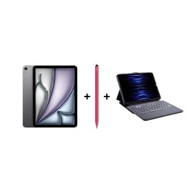 iPad Eğitim Seti 20 – iPad Air 11 128GB Uzay Grisi, Zagg Pro 2 Pembe ve Zagg Kılıf