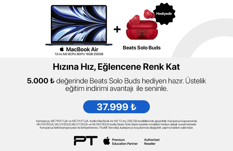 MacBook Air M2 Beats Kulaklık Mobil Anabanner