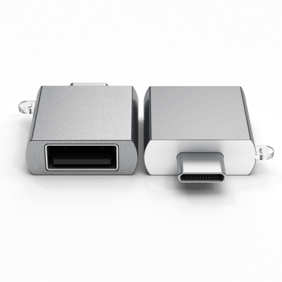 Satechi Alüminyum Type-C to USB 3.0 Adaptör ST-TCUAM Tasarım