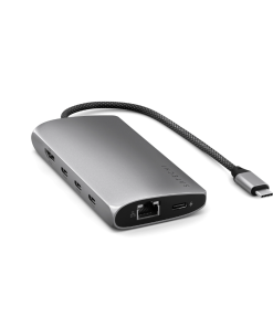 Satechi USB-C MultiPort Adaptör 8K Ethernet V3 Uzay Grisi ST-P8KEM Ethernet
